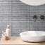Maya Stacked 12x12 Polished Glass Mosaic Tile-807491529