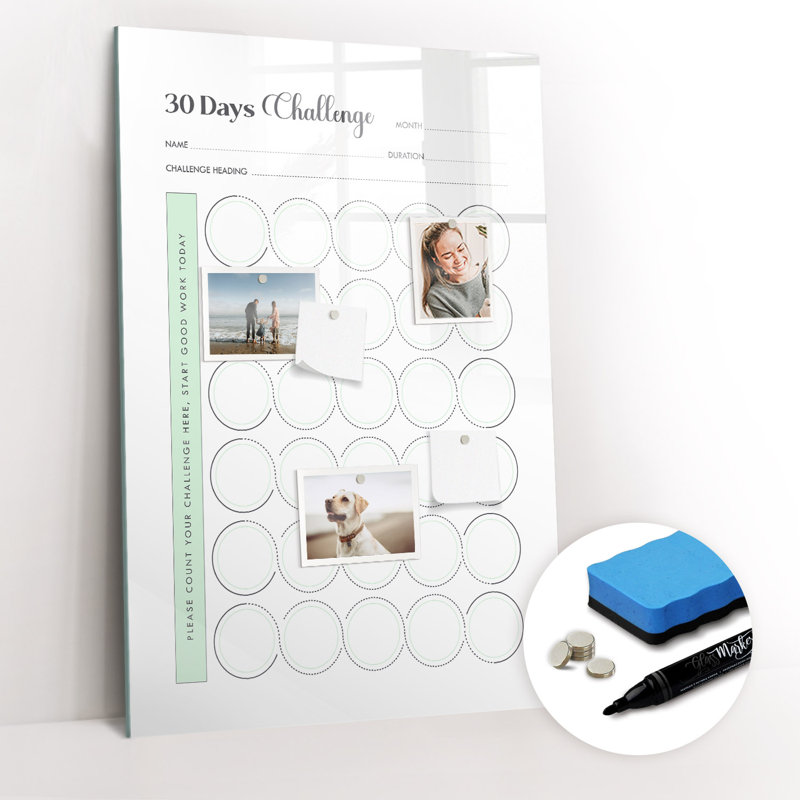 Magnetic Glass Dry Erase Board