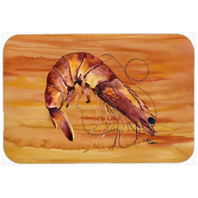 Caroline's Treasures Shrimp Glass Cutting Board