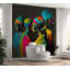 Peler et coller l'art mural - Femmes d'Afrique colorées-1150210644