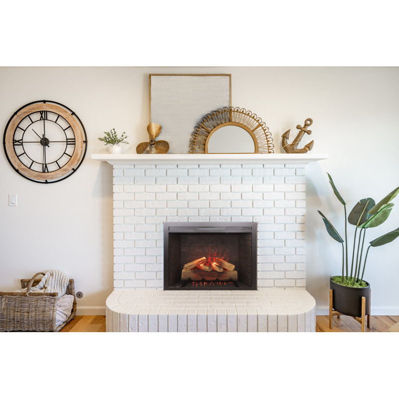 Classic Edition 30 Electric Fireplace, Smart, 3 speed motor, insert, remote controled, 27.97" H x 33.49" W x 11.62" D