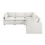 Ensemble de canapé modulaire moderne 5 pièces Beige