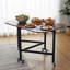 Oval Metal Base Dining Table-1335550117-1335550122