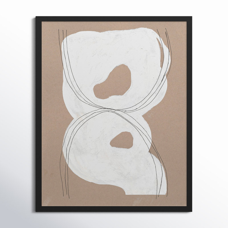 Free Form 1 Painting by Andrea Stokes, 50" H x 40" W x 1.25" D, Black