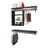 Double Shelf-Hang Closet Shelf with Adjustable 3 Shelf Cubby-26704168-26704169