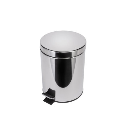 Britannia Metal Step On Kitchen Trash Can