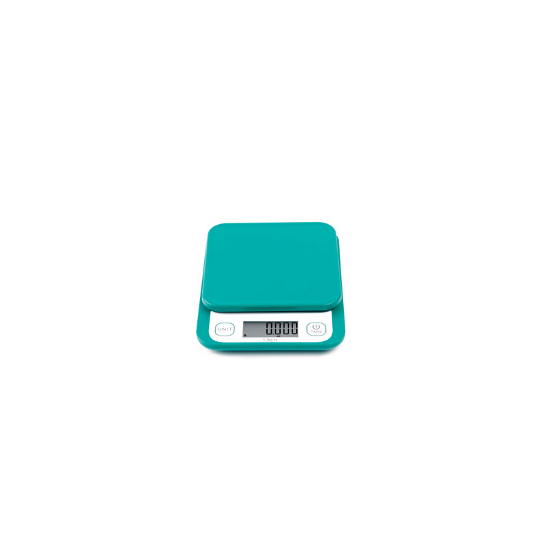 Balance de jardin et de cuisine Ozeri II avec 0,1 g (0,005 oz) 420® Variable Graduation Technology®, Bleu sarcelle
