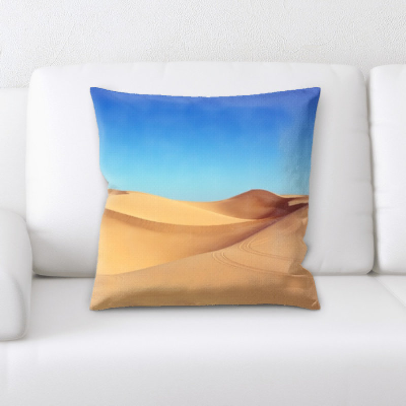 Desert Microsuede Reversible Throw Pillow