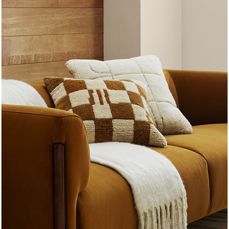 Kess Wool Blend Throw Pillow, Down, 20" x 20"