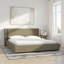 Tobias Upholstered Platform Bed, Olive, East King-714586670-714586665