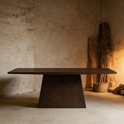 82 Inches Lowell Pedestal Dining Table