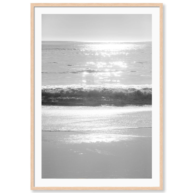 Shine Bright Print by Carly Tabak, Natural Wood, 31" W x 44" H