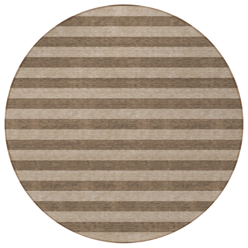 Tapis d'intérieur rond 8 po