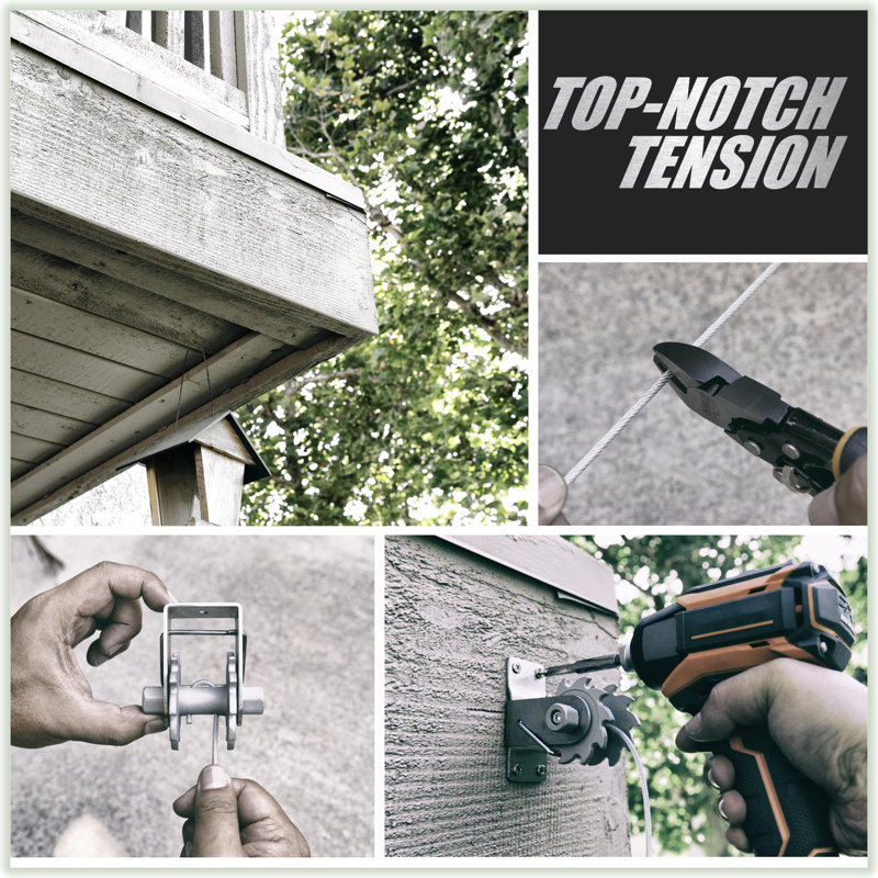 Tensioning Winch 4" Triangle Installation Kit
