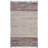 Masi Vintage Leather Hand Woven Leather And Cotton Striped Rug-747586456