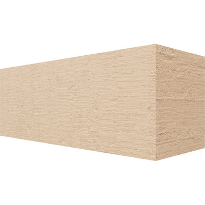 Block Block Woodgrain TimberThane Raider Tail, apprêté brun clair