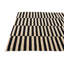 Tapis noir et blanc Orta