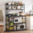 Floramae 39.37'' Steel Standard Baker's Rack with Microwave Compatibility