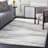Lashonia 106 Hand Tufted Wool/Cotton Abstract Indoor Use Only Rug in Ivory/Gray-359419823
