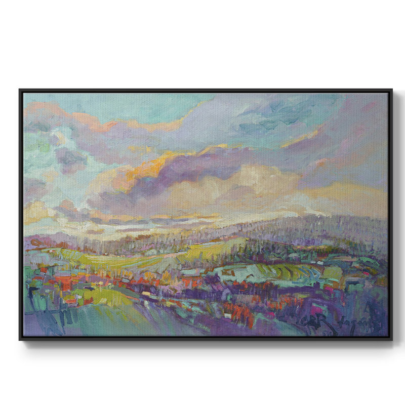 Land of Milk and Honey, reproduction d'art sur toile, H 25 po x l 37 po x P 2 po, Noir