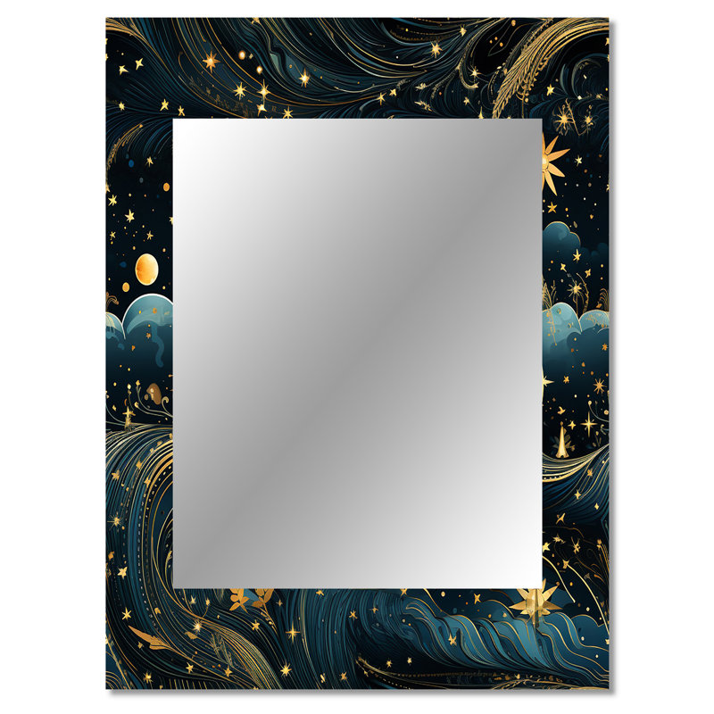 Alaxandria bleu céleste motif bohème, 40 po x 30 po