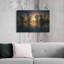 Loon Peak® «Dawn on Lake Maurepas Oil Paint» par Rick Berk, art mural en métal