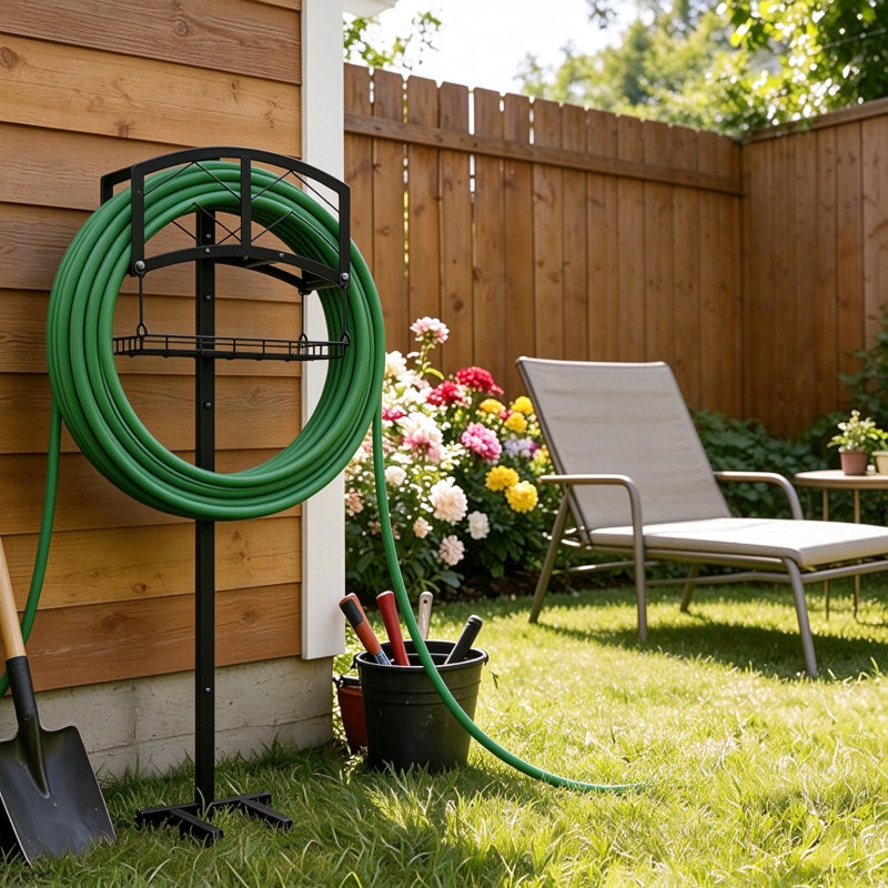 Iron Hose Holder