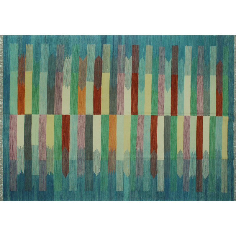 Ever Wool Striped and Geometric Indoor Rug