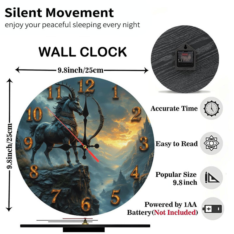 Horloge fantaisie licorne