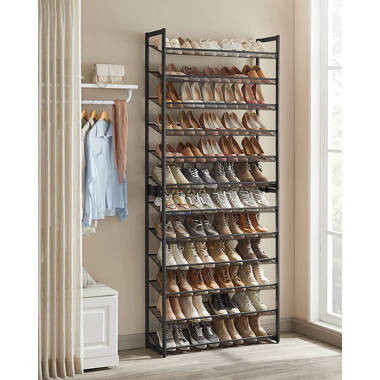 Yescom 4-Pair Boot Rack Organizer Storage Stand Holder Hanger Home Closet Shoes Shelf Easy to Assemble