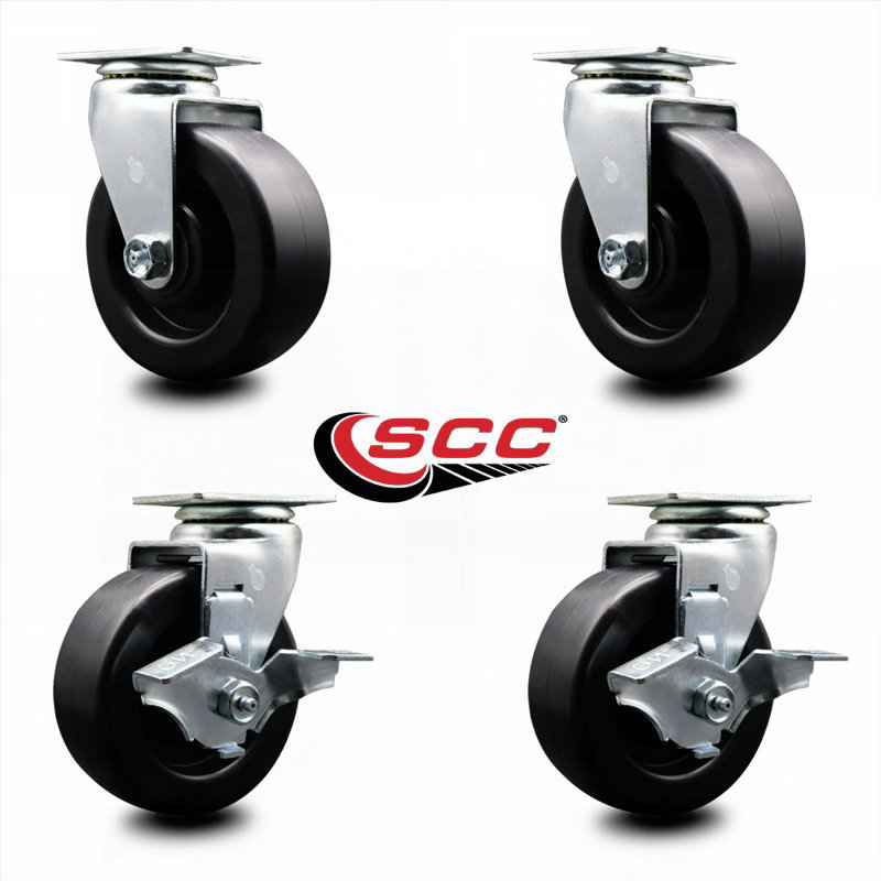 4 Piece Polyolefin Caster Set