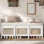 Banc de rangement rétro avec coussin capitonné-685790629-685790631