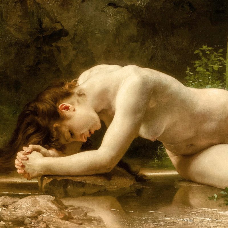 "Biblis" par William-Adolphe Bouguereau sur toile, H 16,25 po x l 21,25 po