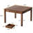 Square Dining Table With 4 Drawers For Kitchen Dining Room