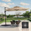 Parasol carré en porte-à-faux 120 "x 120" Pulk-66944742