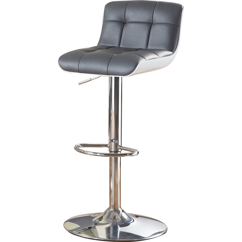 Tabouret pivotant à hauteur réglable, Gris