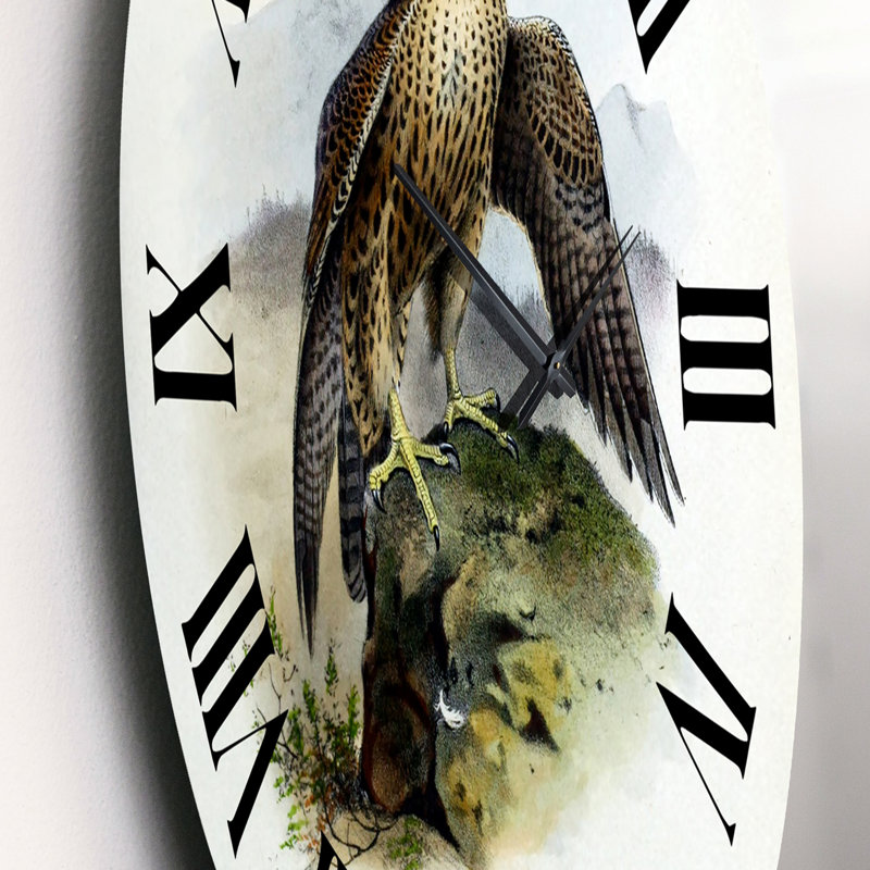 Vie d'oiseau rétro Vintage - horloge murale traditionnelle, Petit