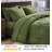 Washed Microfiber 7-Pieces Honeycomb Comforter Set with Sheets-224361565-209390781