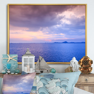 «Panoramic Cloud and Sky At Sunset V», reproduction sur toile