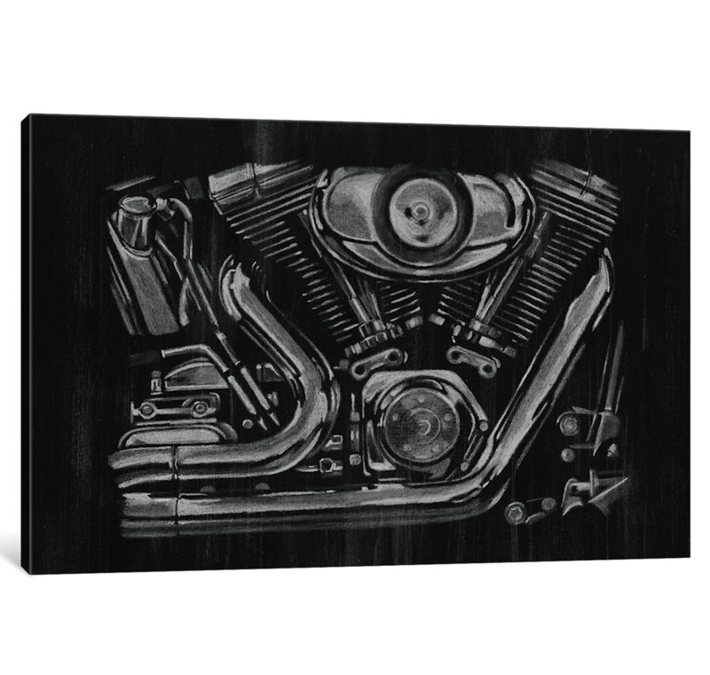 « poli chrome ii », impression sur toile, H 12 po x l 18 po x P 1,5 po
