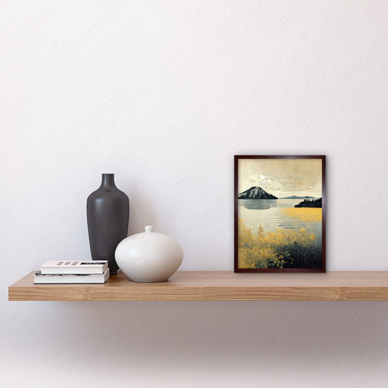 Crater Lake National Park Oregon - Print, Brown Framed Unframed, 25.9cm H x 20.6cm W x 1.5cm D
