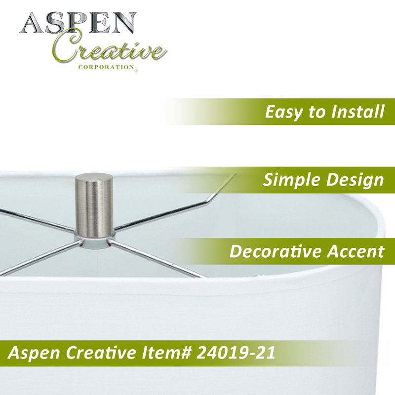 Lamp Finial, Brushed Nickel