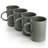 Meritage 4 Piece 19.2 Ounce Stoneware Mug Set in Gray-Green-136223362