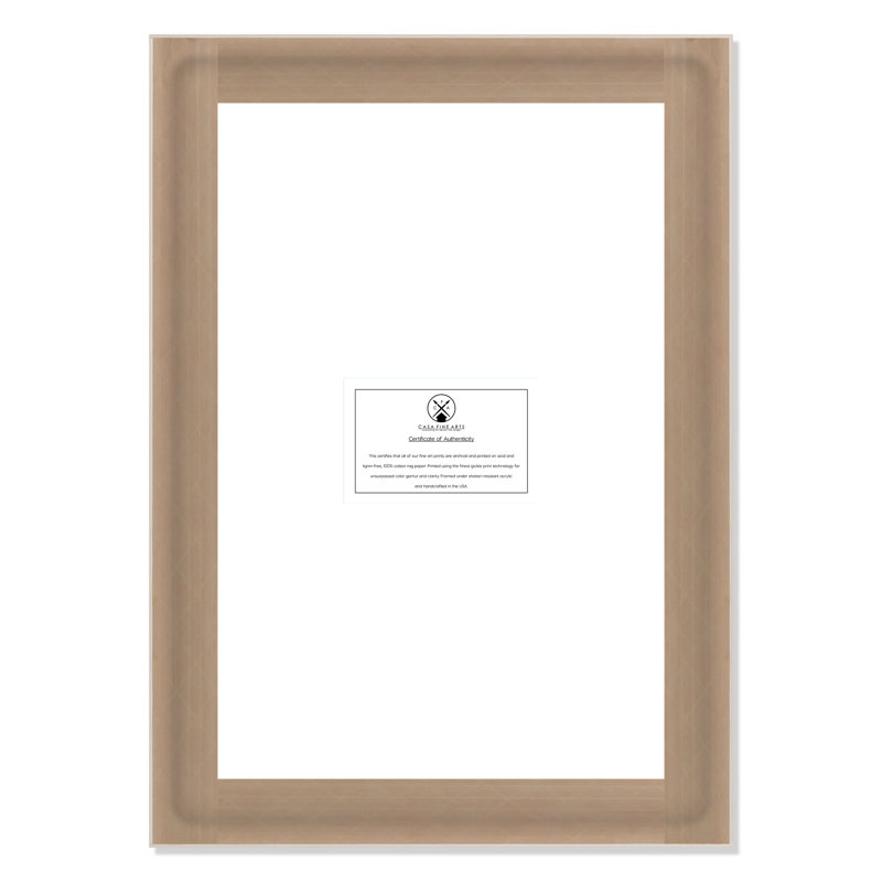 Hello Little One, art encadré, H 35,5 po x l 25,5 po x P 1,19 po, Encadrement beige