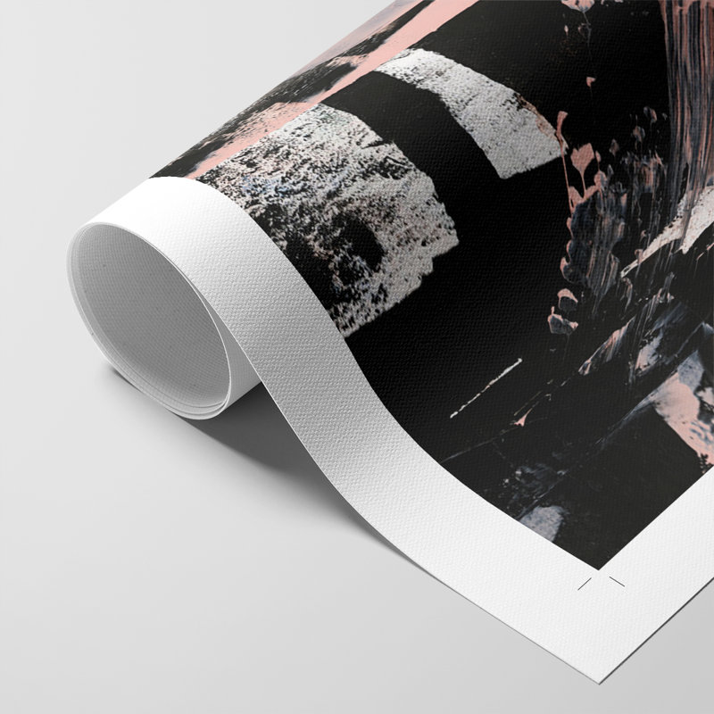 Black & Blush II - Impression sur toile seulement - NON CADRE, H 27 po x l 18 po