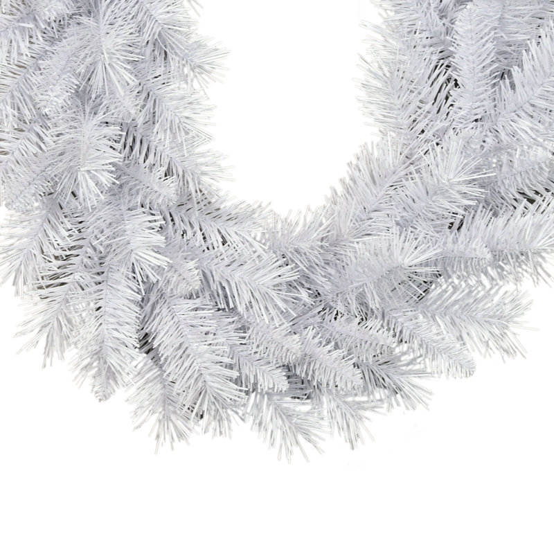 Artificial White Round Valley Pine Garland