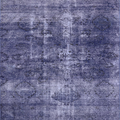 Tapis bleu foncé Revley