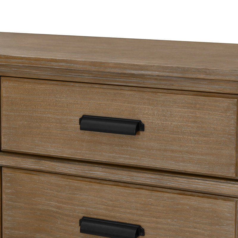 Asher 6 Drawer Dresser with Changing Top and Interlocking Drawers - Fully Assembled