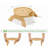 Couch Armrest Table, Bamboo Clip On Couch Arm Table With 360°Phone Holder,Foldable Sofa Arm Tray For Eating And Drinking, TV Tray-285197650