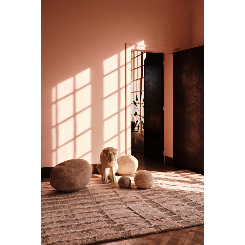 The Rug Company X Kelly Wearstler Elowen Area Rug, Rectangle 10' x 14', Sandstone